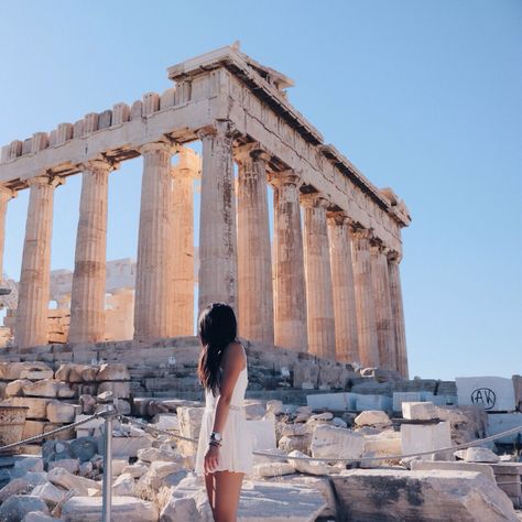 Inhale Confidence Exhale Doubt, Parthenon Athens, The Parthenon, Athens Greece, Greece Travel, Places Around The World, Most Beautiful Places, Santorini, Athens