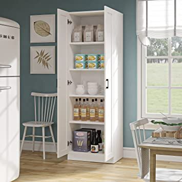 Food Pantry Cabinet, Kitchen Cabinets And Flooring, Food Storage Cabinet, Locking Storage Cabinet, Utility Cabinets, Narrow Cabinet, Narrow Kitchen, Wooden Storage Cabinet, Canned Food Storage