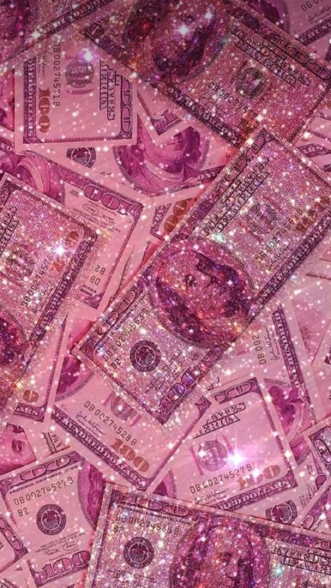 Pink Glitter Money, Glitter Money, Arte Glitter, Pink Glitter Wallpaper, Glittery Wallpaper, Pink Wallpaper Girly, Pink Tumblr Aesthetic, 3d Rose, Glitter Wallpaper