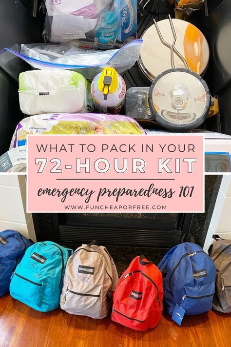 Emergency Kit For House, Basic Emergency Kit, Easy Emergency Preparedness, What To Have In An Emergency Kit, Items For Emergency Kit, Emergency Survival Kit Ideas, Emergency Kit For Disaster, Car Preparedness Kit, Emergency Supplies Checklist