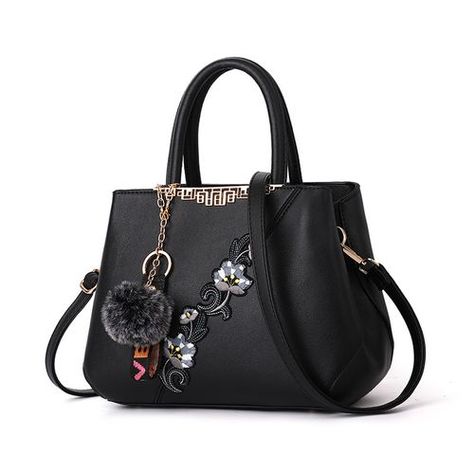 Modern Handbag, Embroidered Shoulder Bag, Embroidered Handbag, Top Handle Handbags, Bag Trends, Casual Tote, Leather Messenger, Vintage Handbags, Bag For Women