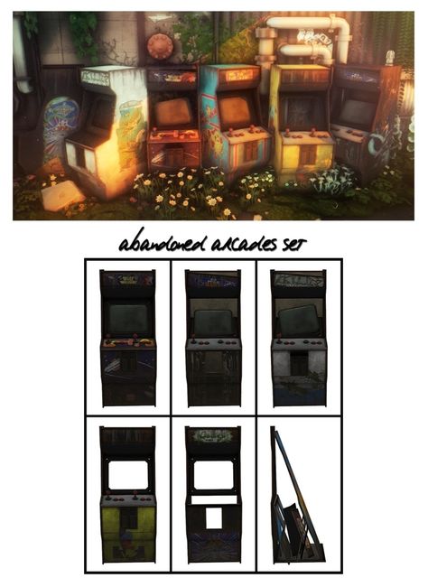 Sims 4 Slums, Sims 4 Dystopia Cc, Scavenger Hunt Gift, Sims Houses, Abandoned Hospital, Sims Games, Sims4 Cc, Sims 4 Cas, Sims 4 Game