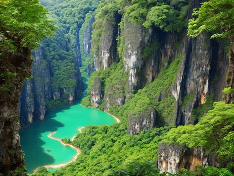 Discover Thailand's Beauty: Khao Sok National Park Thailand National Parks, Thailand Landscape, Thailand Nature, Thailand Scenery, Thailand Landscape Photography, Thailand Waterfall, Khao Sok National Park, Awe Inspiring, Thailand