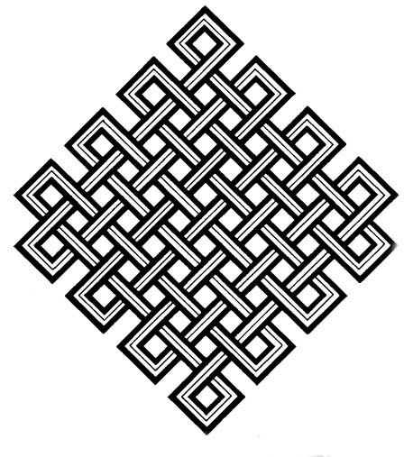 Endless knot Srivatsa Symbol, Tibetan Knot, Tibetan Symbols, Buddhist Artwork, Endless Knot, Mughal Architecture, Chinese Pattern, Most Viewed, Tibetan Buddhist