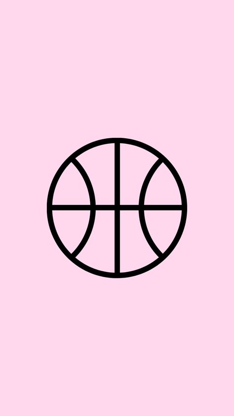 Girly Basketball Aesthetic, Pink Basketball Wallpaper, Pink Basketball Aesthetic, Cool Basketball Wallpapers, Basketball Wallpapers, Basketball Heart, Basketball Background, Pink Basketball, Basketball Highlights