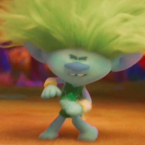 Clay From Trolls, Clay Trolls Band Together, Floyd Trolls Icon, Clay Trolls, Fox Gif, Trolls Band Together, Trolls 3, Funny Troll, Trolls Movie