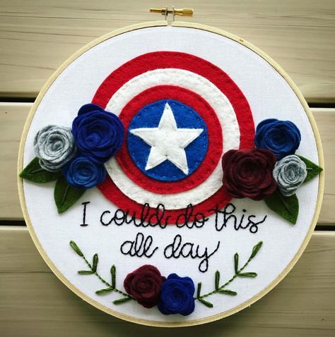 Captain America Embroidery, Marvel Embroidery Patterns, Avengers Embroidery, Superhero Embroidery, Marvel Embroidery, Embroidery Elements, Bharatanatyam Poses, Marvel Gifts, Stitch Ideas