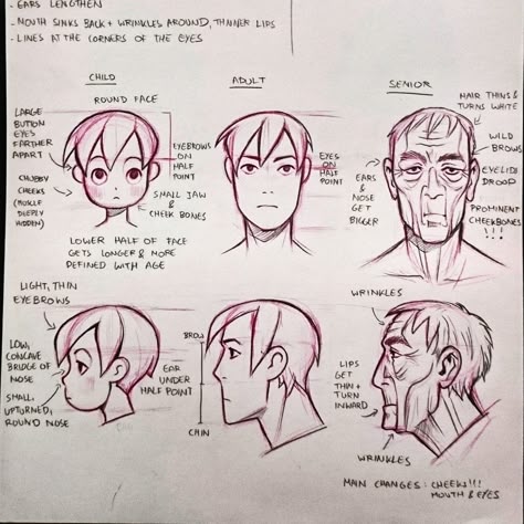 Miyuli Art Tips, Drawing Cheekbones, How To Draw Age, Cheekbone Drawing, How To Draw Cheekbones, Drawing Different Ages, How To Draw Different Ages, Cheekbones Drawing, Art Advice