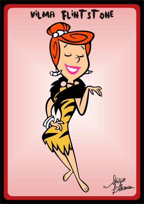 https://flic.kr/p/732LYW | Swanky Wilma Flintstone | www.hannabarberaworld.blogspot.com/ Flintstone Cartoon, Wilma Flintstone, Hanna Barbera Cartoons, Cartoon Girls, Classic Cartoon Characters, Female Cartoon, Saturday Morning Cartoons, 80s Cartoons, Famous Cartoons