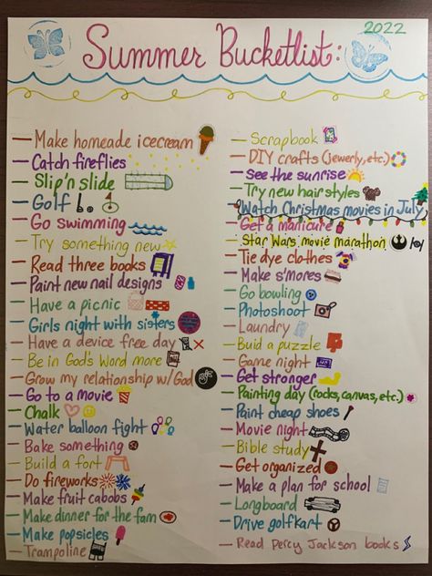 I thought i would post this so i could give yall some ideas of things you can do this summer!💖 Summer Bucket List For Teens, Random Notes, Bucket List For Teens, 13 Birthday, Summer Board, Journal Diy, Summer Stuff, Watch Christmas Movies, Self Care Bullet Journal