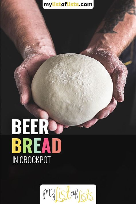 Bread In Crockpot, Gluten Free Macaroons, Beer Bread Easy, Crock Pot Bread, Bread Bowl Recipe, Beer Bread Recipe, Making Sourdough Bread, Gluten Free Vegetarian Recipes, Crock Pots