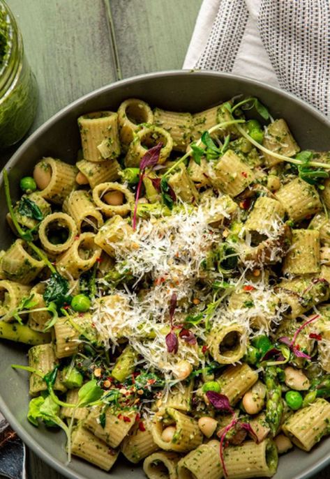 Spring Pesto Pasta, Dill Pesto, Summer Pesto, Quick Summer Meals, Vegan Pesto Pasta, Pesto Pasta Recipe, Pesto Pasta Recipes, Vegan Pesto, Vegetable Pasta