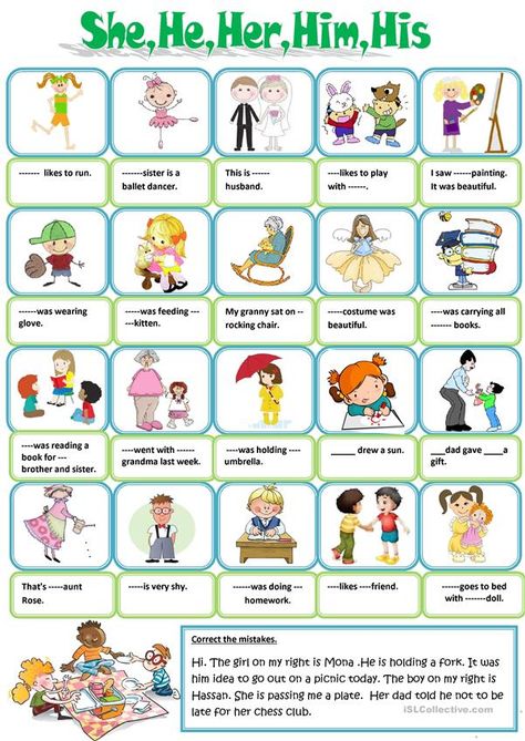 English Pronouns, English Grammar Test, Personal Pronouns, English Exercises, English Worksheets For Kids, Kids English, English Classroom, English Language Teaching, English Resources