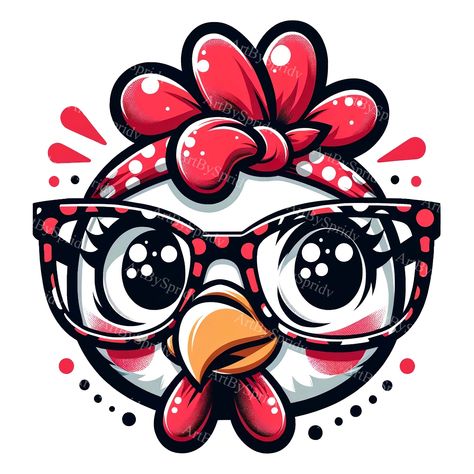 Sunglasses Png, Chicken Head, Chicken Illustration, Cartoon Chicken, Clipart Design, Creative Process, Png Clipart, Drawing And Illustration, Customized Gifts