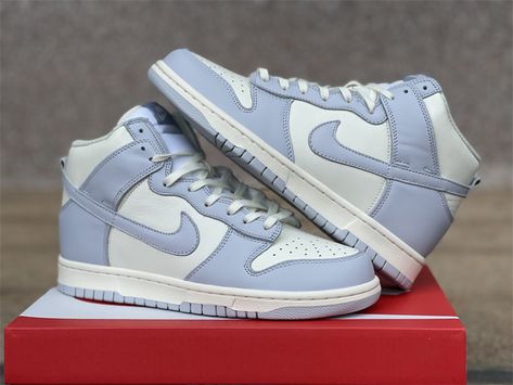 Nike Dunks High Nike Dunk High Sail Football Grey Nike Dunks High, Dunks High, Nike Terminator, Nike Dunk High, Dunk High, Grey Sneakers, Terminator, Nike Dunk, Nike Dunks