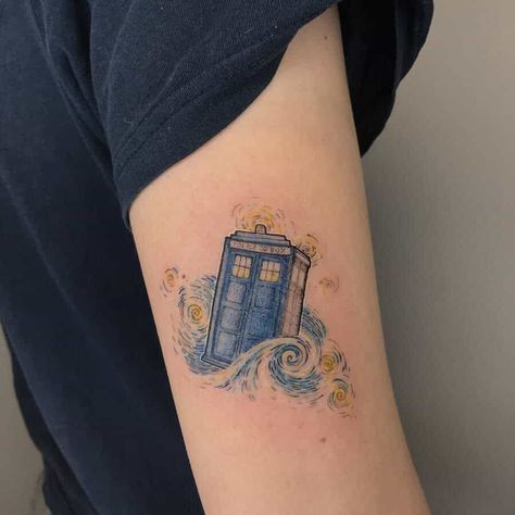 Bad Wolf Tattoo, Dr Who Tattoo, Doctor Who Tattoo, Tardis Tattoo, Doctor Tattoo, Nerd Tattoo, Water Tattoo, Tattoo Cover, Small Tattoo Designs