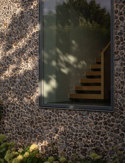 Harbour House | McLEAN QUINLAN | Archinect Mclean Quinlan, Coastal Architecture, Timber Ceiling, Stone Architecture, Brick And Stone, Beautiful Bedrooms, Farm Life, Winchester, Architecture Details