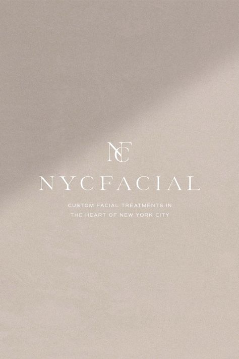 NYCFacial Brand and Website Design by Lovendear | luxury brand, esthetician, skincare, skincare logo, minimal logo design, modern logo design, esthetician brand design, luxurious brand, luxurious brand design, skincare brand, skincare branding, modern logo design, minimal brand design, minimal, modern, negative space, timeless design, timeless brand design, timeless logo design, natural brand, luxurious, custom illustration, new york city, new york city brand, new york city logo design Spa Logo Design Ideas Brand Identity, Cosmetic Clinic Logo, Skin Clinic Logo, Esthetician Logo Ideas, Doctor Branding, Esthetician Logo, City Logos Design, Esthetician Skincare, Spa Logo Design