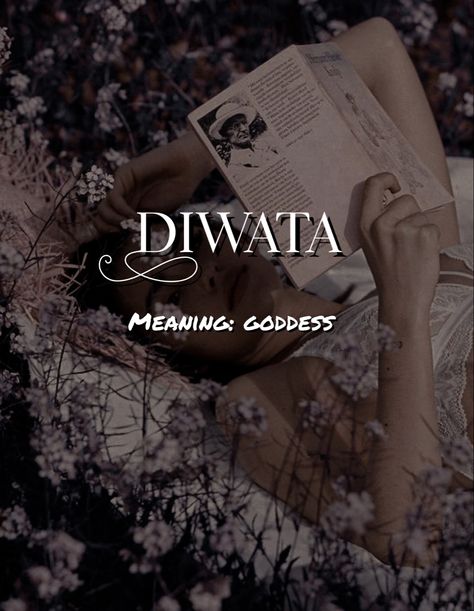 Diwata Filipino, Filipino Names With Meaning, Tagalog Names, Filipino Names, Asian Names, Names List, Unique Words Definitions, List Of Characters, Fantasy Names