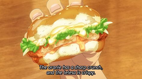 Anime Burger, Cute Hamburger, Anime Wendy's Fast Food, Japanese Hamburger, Kawaii Hamburger, Crystals Art Drawing, Teriyaki Burgers, Food Illustration Design, Studying Food