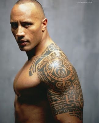 Creative Design Tatoo: WWE Superstars Rock Tribal Tattoos Designs Picture 2012 New Rose Tattoo Black, Ta Moko Tattoo, Samoan Designs, Rock Tattoo, Polynesian Tattoo Designs, Marquesan Tattoos, Samoan Tattoo, Cool Tattoos For Guys, The Rock Dwayne Johnson