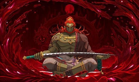 Oot Ganondorf, Ganondorf Tears Of The Kingdom, Zelda Ganondorf, Link Zelda Art, Zelda Totk, Legend Of Zelda Characters, Fantasy Story Ideas, Zelda Tattoo, Zelda Tears Of The Kingdom