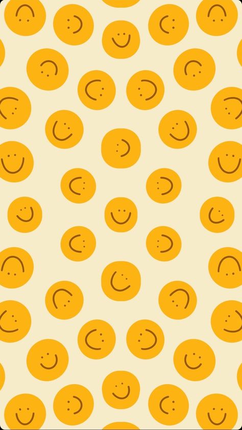 Doodle Wallpaper, Cute Backgrounds Smiley Face, Phone Backgrounds Smiley Face, Smilie Faces Aesthetic Wallpaper, Smily Face Wallpaper Aesthetic Colorful, Yellow Groovy Wallpaper, Cocoppa Wallpaper, 수채화 그림, Iphone Background Wallpaper