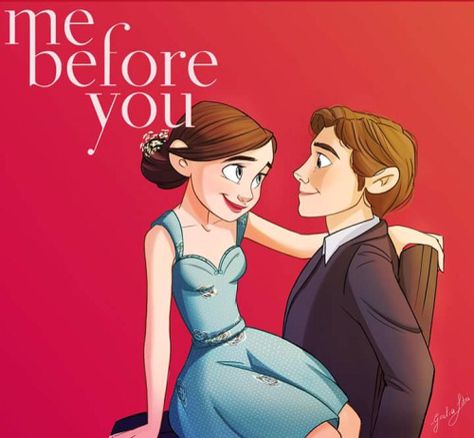 "Me Before You" fan art. Clark Outfit, Jojo Moyes, Bd Art, Film Posters Art, Chick Flicks, Romantic Movies, Romance Movies, Book Memes, Film Serie