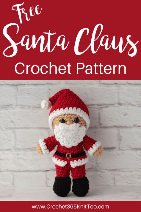 Crochet Olaf, Crochet Santa Claus, Santa Hat Pattern, Crochet Santa Hat, Crochet Christmas Hats, Santa Patterns, Crochet Santa, Crochet Xmas, Crochet Hats Free Pattern