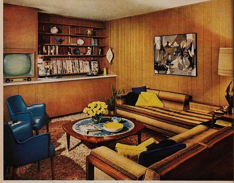 Better Homes and Gardens  Decorating Ideas 1960 1960s Interior, Sala Vintage, 1950s Home Decor, 1960s Home Decor, Retro Rooms, 60s Home, 70s Interior, 1960s Home, Living Vintage