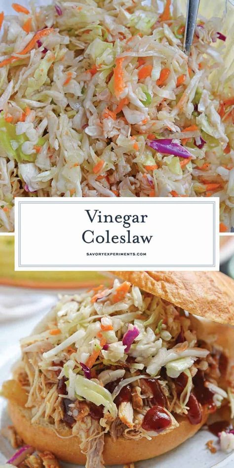 Cole Slaw Apple Cider Vinegar, Rice And Apple Cider Vinegar, Vinegrette Coleslaw Recipe, Sweet And Tangy Coleslaw Recipe, Light Slaw Dressing, Cole Slaw Vinegar Dressing, Apple Cider Slaw Recipes, Vinegar Cole Slaw Recipes, Refrigerator Coleslaw Recipe