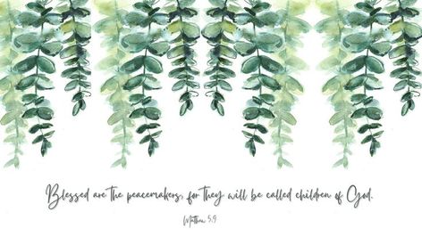 Bible verse Mattnew 5:9 facebook cover Facebook Cover, Bible Verse, Bible Verses, Plant Leaves, Bible, Plants