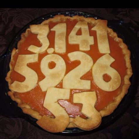 Happy Pi Day! Happy Pi Day, Pumpkin Pie Filling, Pi Day, Nerdy Things, Crazy Things, The Best Day, Elementary Math, Pie Filling, Bon Appetit