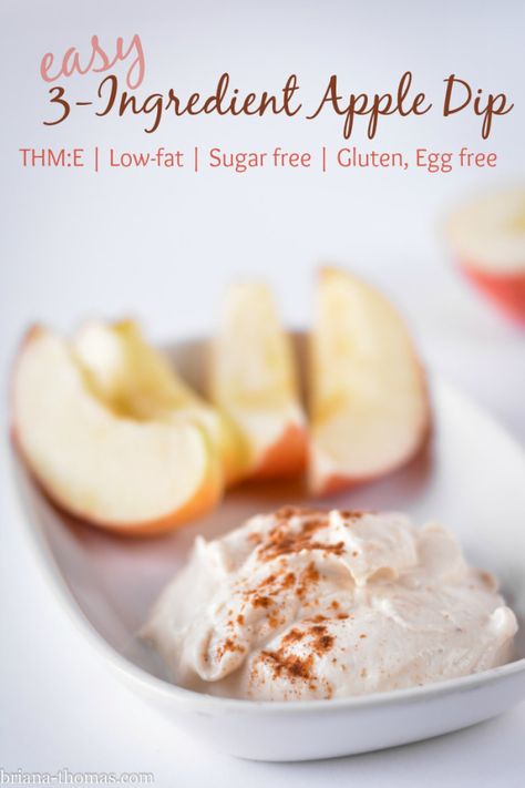 #Easy #3Ingredient #Apple #Dip {#THME, Sugar free, #Lowfat, #GlutenFree and #EggFree} #brianathomas #trimhealthymama #thm #healthyeating #healthyrecipes #recipes  #sugarfree #lowglycemic #snack #yogurt #Greek Apple Recipes Easy Healthy, Trim Healthy Mama Recipe, Trim Healthy Mama Diet, Briana Thomas, Trim Healthy Mama Dessert, Apple Recipes Healthy, Trim Healthy Recipes, Trim Healthy Momma, Apple Recipes Easy