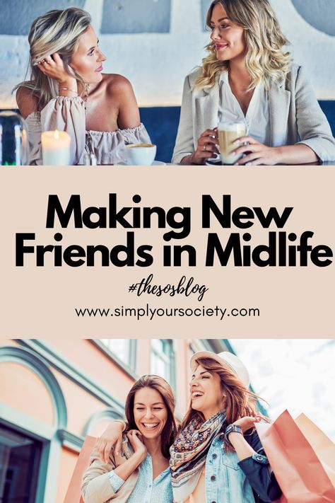 At my age, almost 48, you would think most of my friends are already in place right? I mean I have been around a while. So why the need to make new friends?  midlife friendships | midlife friends | midlife | midlife crisis women | mom friends | how to make friends as an adult   #midlifefriendships #midlifefriends #midlife #momlife Midlife Crisis Women, Make Friends Online, Christian Friendship, Online Friendship, Midlife Crisis, Mom Friends, Making New Friends, Social Circle, Mid Life Crisis