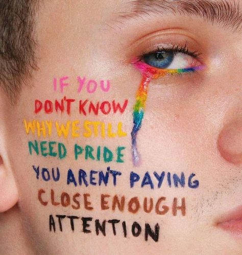 LGBTQ people have been harassed, belittled and even murdered for decades, if not centuries. Please donate to any LGBTQ+ positive charity if you can. Queer Quote, Lgbt Quotes, Pride Quotes, Lgbtq Quotes, Lgbtq Funny, Pride Makeup, Lgbt Love, You Get It, Lgbtq Pride