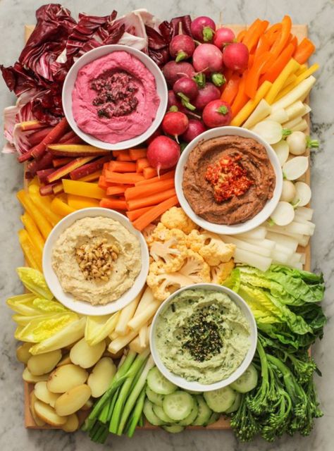 Vegetable Platter, Avocado Hummus, Charcuterie Inspiration, Party Food Platters, Charcuterie Recipes, Veggie Tray, Party Platters, Think Food, Food Platters