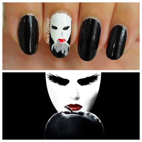 Once Upon A Time inspired nails http://tinyurl.com/j32repj #OnceUponATime #Oncers #DarkSwan Inspired Nails, Once Upon A Time, Hair Color, Nail Art, Nails, Hair, Color, Art, Nail Arts