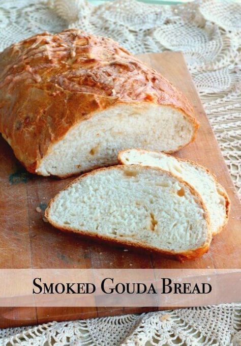 Smoked Gouda cheese bread is chewy and smoky with a crispy crust. Grilled cheese sandwiches anyone? From http://Restlesschipotle.com Gouda Recipes, Gouda Recipe, Savory Bakes, Friendsgiving Ideas, Restless Chipotle, Cheese Bread Recipe, Smoked Gouda Cheese, Grilled Cheese Sandwiches, Yeast Breads