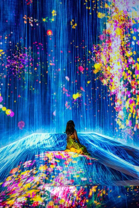 Mori Building Digital Art Museum - Teamlab Borderless Review - Stella Lee ☆ Indonesia Beauty and Travel Blog Digital Art Museum, Teamlab Borderless, Tokyo Museum, Digital Museum, Secret Gardens, Odaiba, Japan Art, Tokyo Japan, Light Art