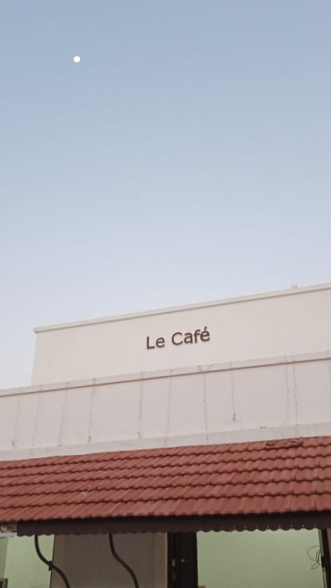 Le Café is a cafe located near rock beach, Pondicherry. India Bucket List, Rock Beach, French Architecture, Pondicherry, Bucket List, Cafe, Moon, India, Architecture