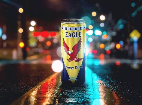 Golden Eagle Energy Drink, Golden Eagle Drink, Golden Eagle, Anime Shadow, Energy Drink, Energy Drinks, Pint Glass, Beer Glasses, Shot Glass