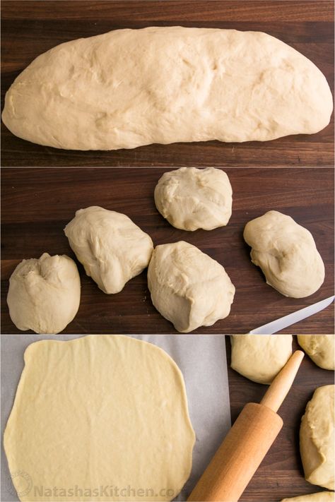 Baked Piroshki Recipe (2 Filling Options: Sweet or Savory!) Piroshki Dough Recipe, Russian Piroshki Recipe, Baked Piroshki Recipe, Turkish Gozleme, Piroshky Recipe, Piroshki Recipe, Specialty Breads, Bread Loafs, Chinese Deserts