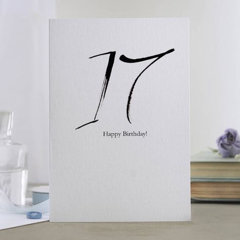 17 September Birthday, 17th Birthday Wishes, 17th Birthday Card, Happy Birthday Font, Shower Hostess Gifts, 17th Birthday Ideas, 17th Birthday Gifts, Happy 17th Birthday, Story Photography