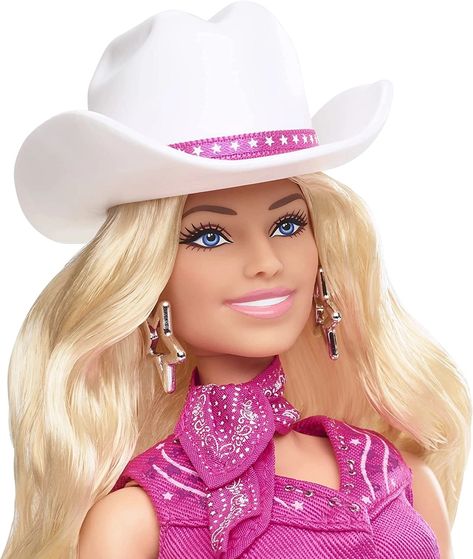 Pink Western Outfit, Barbie In Pink, Jeans Rosa, Barbie The Movie, Gold Jumpsuit, Western Outfit, Cowboy Outfits, Barbie Movie, Ken Doll