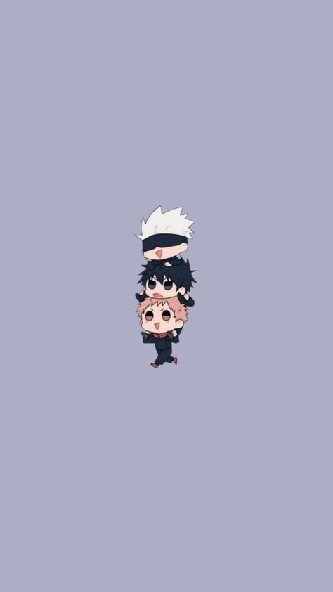 Anime Chibi Wallpaper, 1080p Anime Wallpaper Phone, Crafts Anime, Jujutsu Kaisen Wallpaper, Gojo Megumi, Chibi Wallpaper, Anime Lock Screen Wallpapers, Chibi Anime Kawaii, Vintage Anime