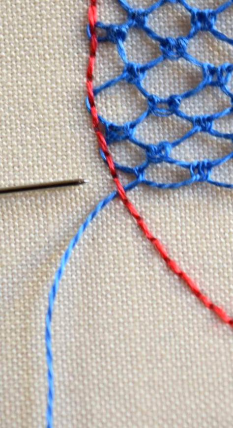 feeling stitchy: Tutorial: Double Brussels Needle Lace Stitch Embroidery Crafts, Point Lace, Embroidery Stitches Tutorial, Diy Clothing, Needle Lace, Hand Embroidery Art, Crewel Embroidery, Hand Embroidery Stitches, Embroidery Fashion