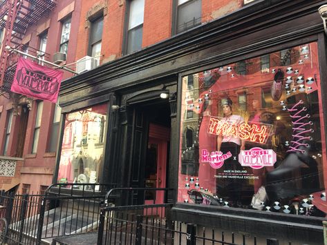 Trash and Vaudeville, 96 East 7th Street, New York City Nyc Grocery Store, Trash And Vaudeville, New York Shopping, Pink Academia, True Homes, Street New York, New York Life, New York Aesthetic, Brooklyn Baby