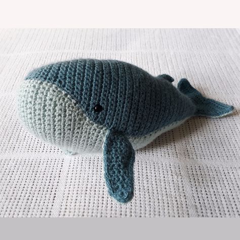 Whale Crochet Pattern, Whale Crochet, Crochet Whale, Whale Pattern, Crochet Frog, Crochet Animals Free Patterns, Crochet Amigurumi Free, Humpback Whale, Crochet Handmade