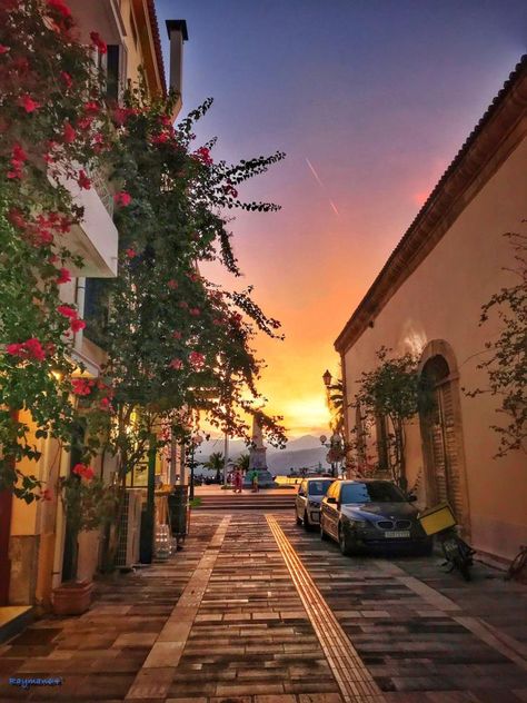 Nafplio Greece, European Bucket List, Greek City, Pedestrian Street, Rocky Shore, Unique Architecture, Archaeological Site, Sunset Views, Historic Buildings